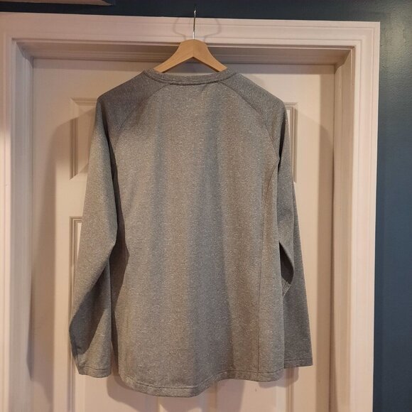 Zero Restriction Shirt Mens Large Gray Performance Golf Sweater Crewneck Logo - Picture 2 of 14